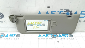Left visor for Kia Sportage 17-22, gray, without hook, dented
