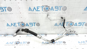 A thick air conditioning hose from a Porsche Cayenne 19-23 2.9T, 3.0T, 4.0T heater, R1234YF