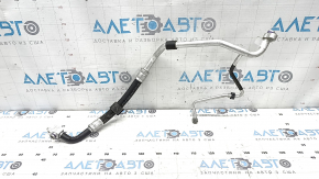 A thick air conditioning hose from a Porsche Cayenne 19-23 2.9T, 3.0T, 4.0T heater, R1234YF