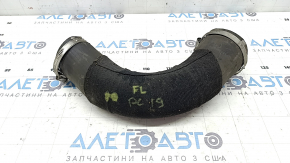 Upper left intercooler pipe for Porsche Cayenne 19-26 3.0T intake, rubber