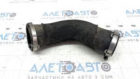 Porsche Cayenne 19-26 3.0T lower right intercooler pipe, first to turbo, rubber