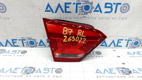 Left inner trunk lid light for VW Passat b7 12-15 USA, cracks on glass, scratches, no trim