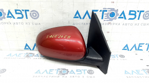 Right side mirror assembly Kia Sportage 17-22, 3 pins, red, cracked