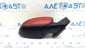 Right side mirror assembly Kia Sportage 17-22, 3 pins, red, cracked