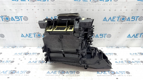 The bare heater housing of the Porsche Cayenne 19-23 air conditioner with 4-zone control, 2 parts, without an evaporator.