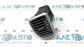 Kia Sportage 20-22 black driver's side front air vent with chrome trim