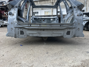 Rear panel Porsche Cayenne 19-26 2 parts, on the body, silver, dented