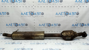 Rear catalytic converter for Ford Bronco Sport 2016-2017 1.5T with resonator, rusty, tube cut