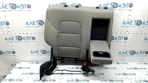 Backrest of the rear row of seats, 2nd row, right, Kia Sportage 20-22, gray fabric, LX, without headrests, needs cleaning, wrinkled