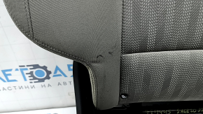 Backrest of the rear row of seats, 2nd row, right, Kia Sportage 20-22, gray fabric, LX, without headrests, needs cleaning, wrinkled
