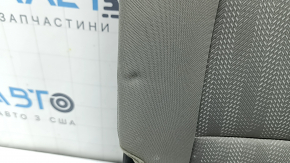 Rear seat backrest, 2nd row, left, Kia Sportage 20-22, gray fabric, LX, without headrest, needs cleaning, wrinkled