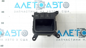 Kia Sportage 17-22 black center console button block, AWD, Lock button sticking