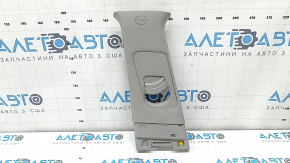 Left center pillar trim, upper belt, Kia Sportage 17-22, gray