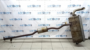 Rusty rear muffler with barrels for a 14-20 Nissan Rogue