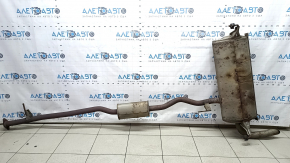 Rusty rear muffler with barrels for a 14-20 Nissan Rogue