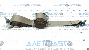 Seat belt 2 row right Nissan Rogue 17-20 beige