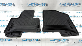 Set of floor mats for Kia Sportage 17-22 black rubber