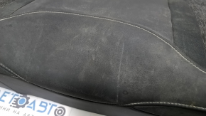 Ford Bronco Sport 2021-2026 rear seat cushion, black and dark gray combination leather, dry-cleanable