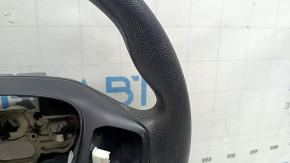 Naked steering wheel for Ford Bronco Sport 21-26, rubber, without heating, buttons, paddles, needs cleaning, worn