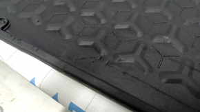 Rubber trunk mat on the back of the left Ford Bronco Sport 2021-2026 seats with scratches
