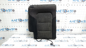 Right rear seat back for Ford Bronco Sport 2021-26 without AIRBAG, black and dark gray combination leather, dry-cleanable, without headrest latches