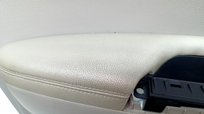 Front left door panel for Kia Sportage 20-22, gray and black, gray eco-leather armrest, plastic insert, scratches, needs cleaning
