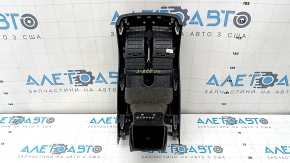 Rear center console trim with air vent deflector for Kia Sportage 17-22, black, without cigarette lighter, scratches
