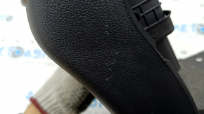 Rear center console trim with air vent deflector for Kia Sportage 17-22, black, without cigarette lighter, scratches