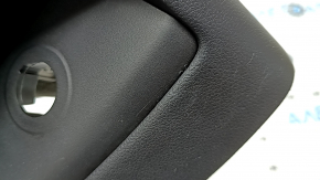 Rear center console trim with air vent deflector for Kia Sportage 17-22, black, without cigarette lighter, scratches