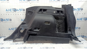 Right arch trim for a 2021-2026 Ford Bronco Sport, black, with hooks, worn, ready for dry cleaning