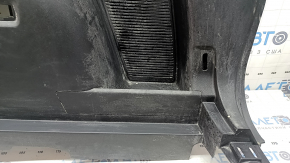 Right arch trim for a 2021-2026 Ford Bronco Sport, black, with hooks, worn, ready for dry cleaning