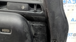 Right arch trim for a 2021-2026 Ford Bronco Sport, black, with hooks, worn, ready for dry cleaning
