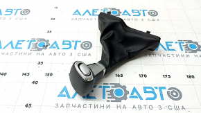 Kia Sportage 17-22 black rubber gear knob with cover