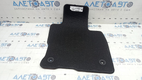 Black fabric driver's side floor mat for the 2020 Ford Bronco Sport