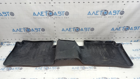 A set of floor mats for the Ford Bronco Sport 21-26, rubber, and plastic, black, WeatherTech
