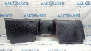 A set of floor mats for the Ford Bronco Sport 21-26, rubber, and plastic, black, WeatherTech