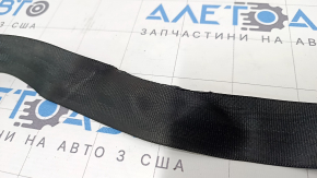 Rear left seat belt for Ford Bronco Sport 21-26, black, worn, sooty, melted