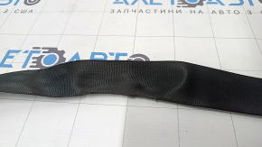 Rear left seat belt for Ford Bronco Sport 21-26, black, worn, sooty, melted