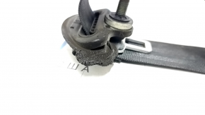 Rear left seat belt for Ford Bronco Sport 21-26, black, worn, sooty, melted