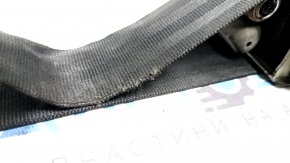 Rear left seat belt for Ford Bronco Sport 21-26, black, worn, sooty, melted