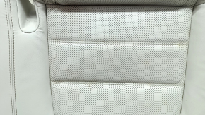 Rear seat cushion, 2nd row, Mazda CX-5 17-18, gray leather with perforation, heated, dry-cleanable