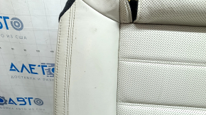 Rear seat cushion, 2nd row, Mazda CX-5 17-18, gray leather with perforation, heated, dry-cleanable
