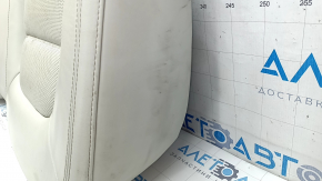 Rear seat cushion, 2nd row, Mazda CX-5 17-18, gray leather with perforation, heated, dry-cleanable