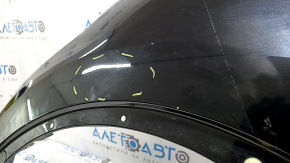 Front left fender Nissan Rogue Sport 17-22 black G41, dented, torn mount