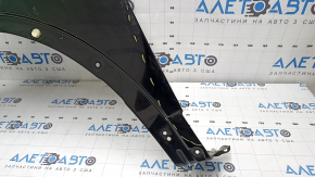 Front left fender Nissan Rogue Sport 17-22 black G41, dented, torn mount