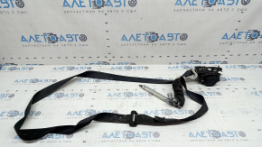 Driver's seat belt with tensioner for Nissan Rogue Sport 20-22, black, broken, dry cleanable