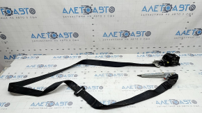 Driver's seat belt with tensioner for Nissan Rogue Sport 20-22, black, broken, dry cleanable