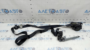 Passenger seat belt with tensioner for Nissan Rogue Sport 20-22, black, broken, dry cleanable