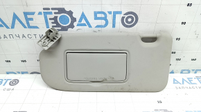 Left visor for Nissan Rogue Sport 17-22 without sunroof, simple, without hook, dry-cleanable
