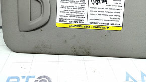 Left visor for Nissan Rogue Sport 17-22 without sunroof, simple, without hook, dry-cleanable